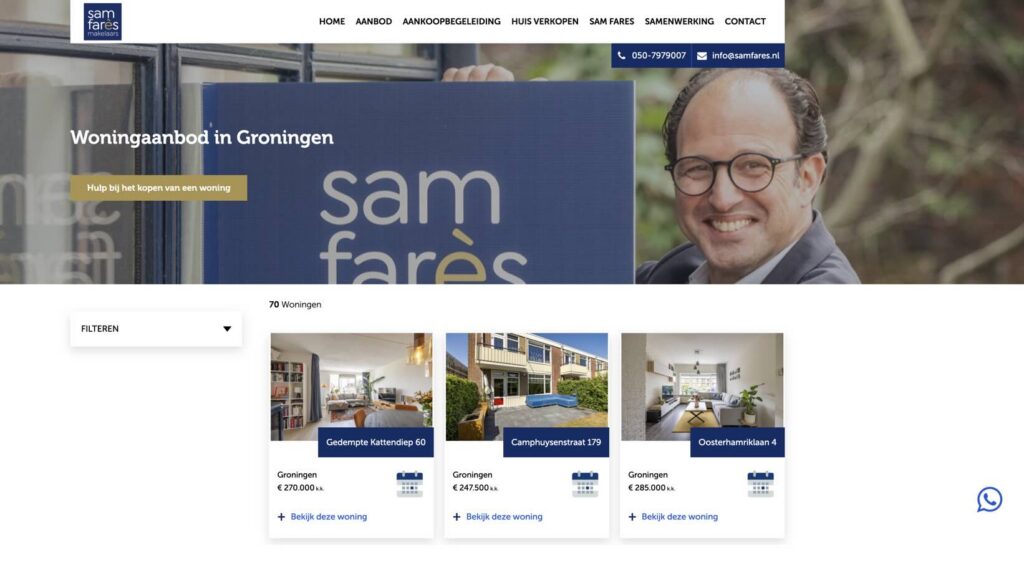 Website Sam Fares